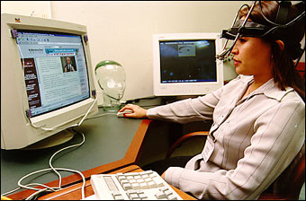 eye tracking set up